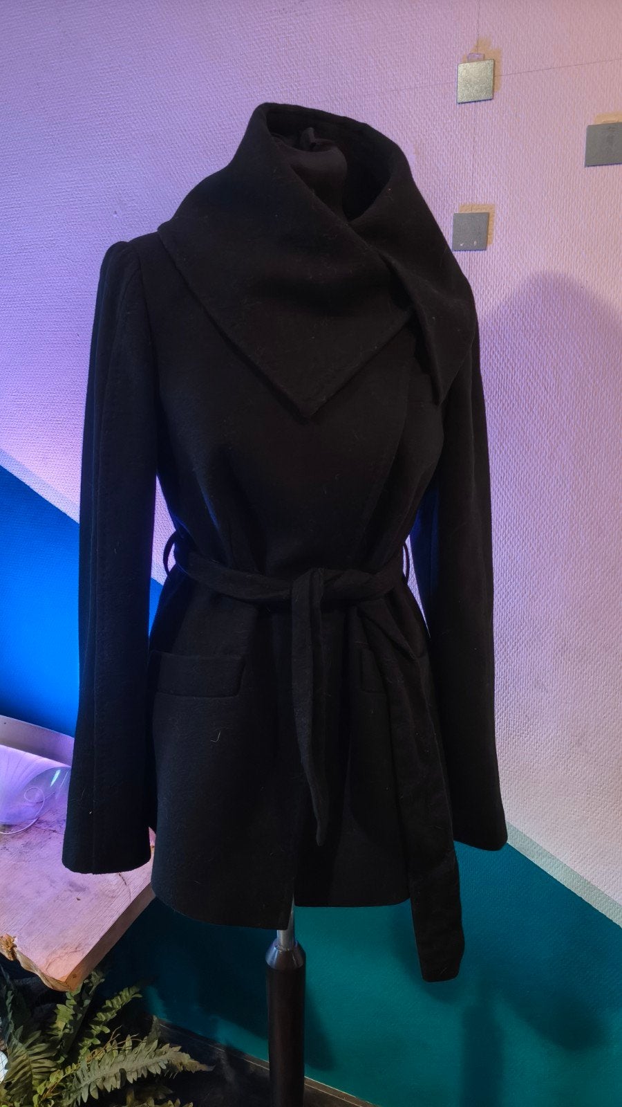 Prachtige ted Baker jas, Zwart, Nieuw, Ophalen of Verzenden, Maat 36 (S)