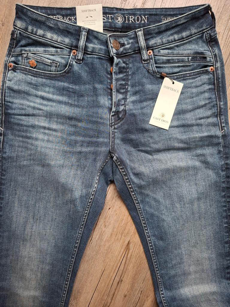 CAST IRON Shiftback jeans W31 L34, Blauw, Nieuw, W32 (confectie 46) of kleiner, Ophalen of Verzenden