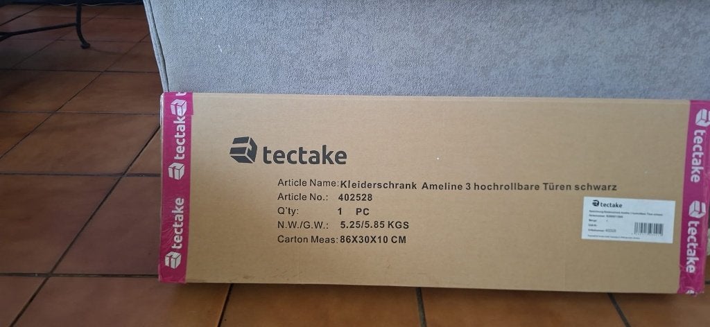 TecTake - Stoffen kast 12 vakken- campingkast, Ophalen, Kunststof, Met plank(en), Nieuw