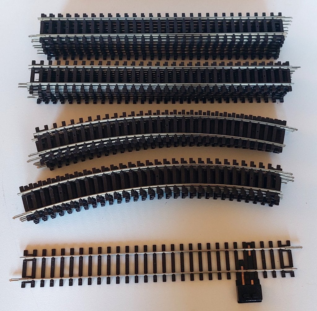 Piko H0 55201/55212/55275 - Piko A rail zonder bedding, Hobby en Vrije tijd, Gelijkstroom, Nieuw, Rails, Piko