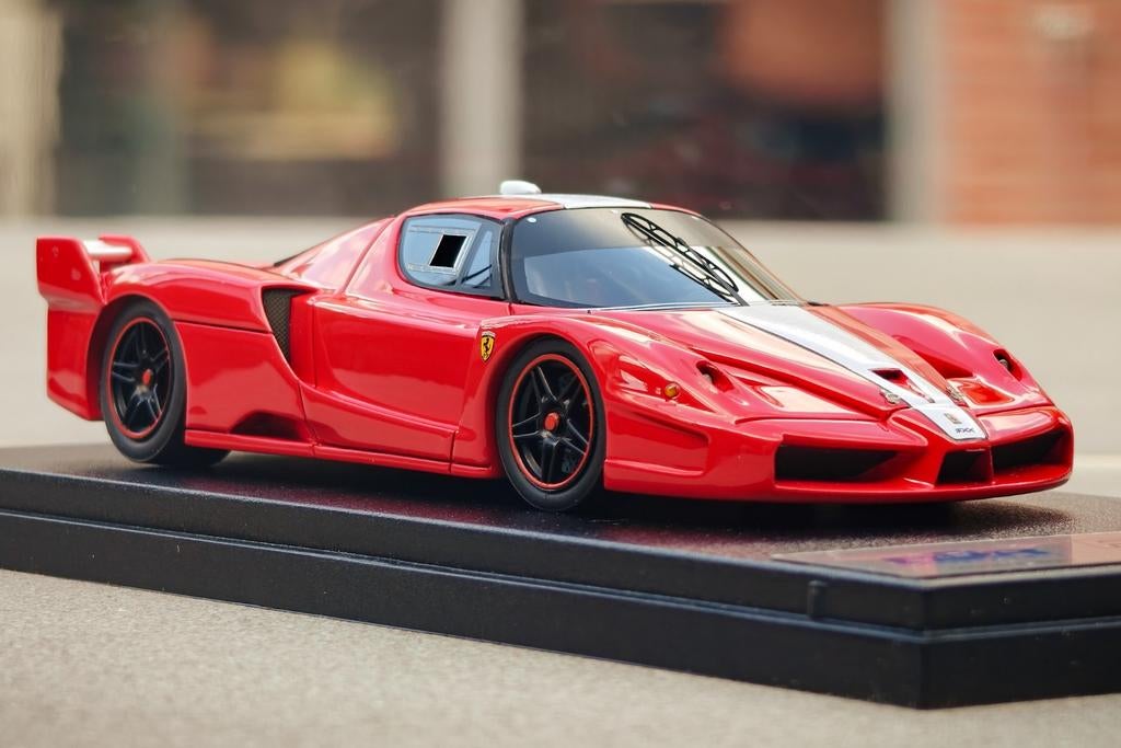 BBR Ferrari FXX 2006 Fluorescent red / 1:43 / BBR180A, Ophalen, Zo goed als nieuw, Auto, Overige merken