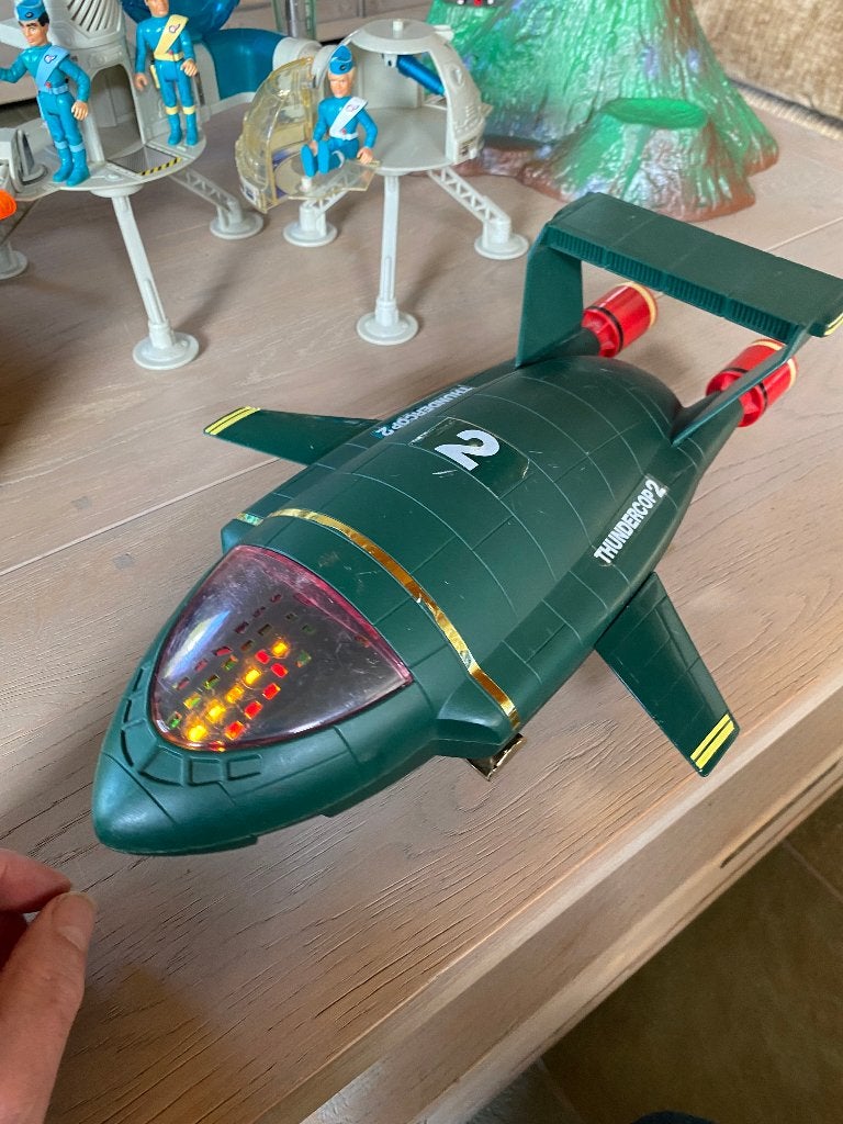 Vintage Thundercop 2 (Thunderbird 2) – Cheng Ching Toys, Ophalen of Verzenden, Gebruikt