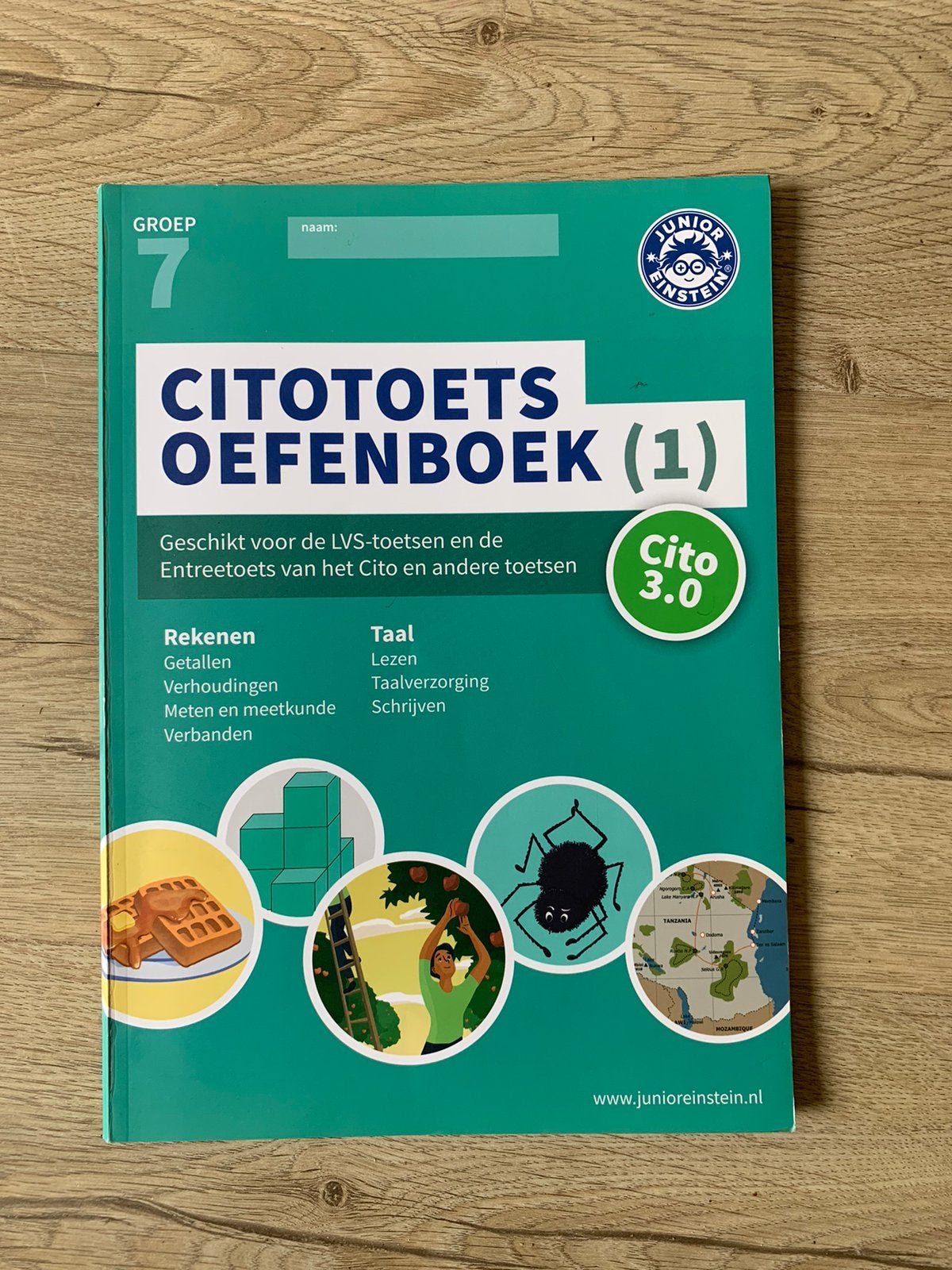 Citotoets groep 7 oefenboek begrijpend lezen, taal, rekenen, Ophalen, Zo goed als nieuw, Overige niveaus, Nederlands