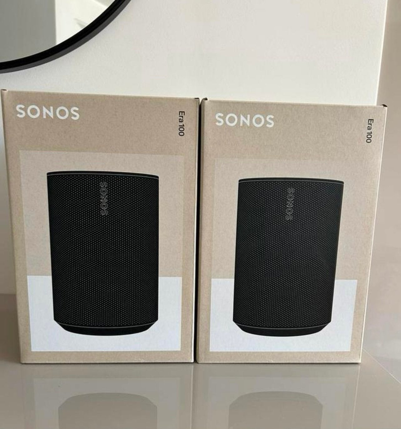 Set Sonos Era 100 - Zwart, Audio, Tv en Foto, Luidsprekers, Nieuw, Ophalen of Verzenden, Sonos, Sonos