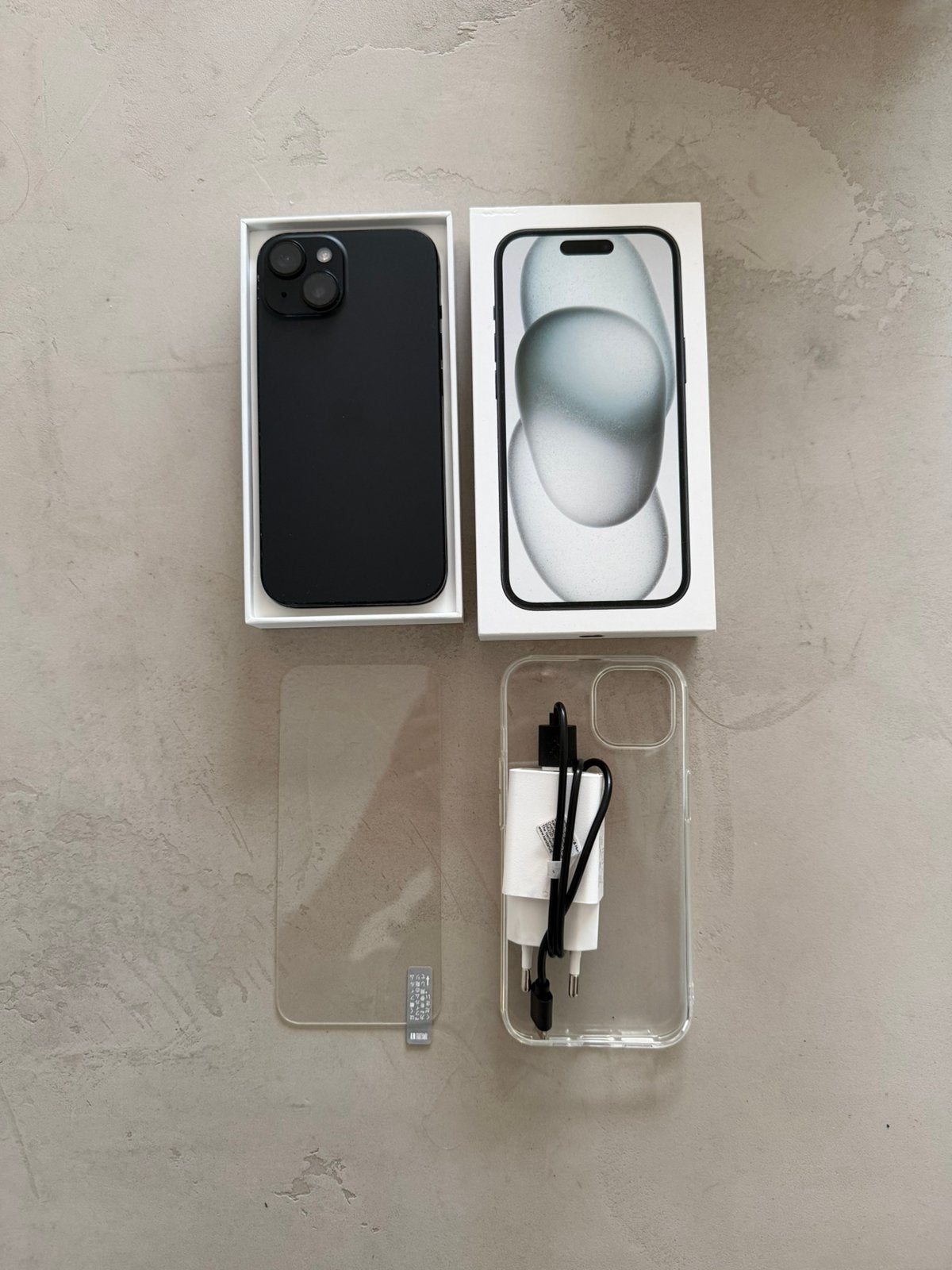 Iphone 15 / 128 GB / incl. accessoires, 128 GB, IPhone 15, Zwart, Ophalen of Verzenden