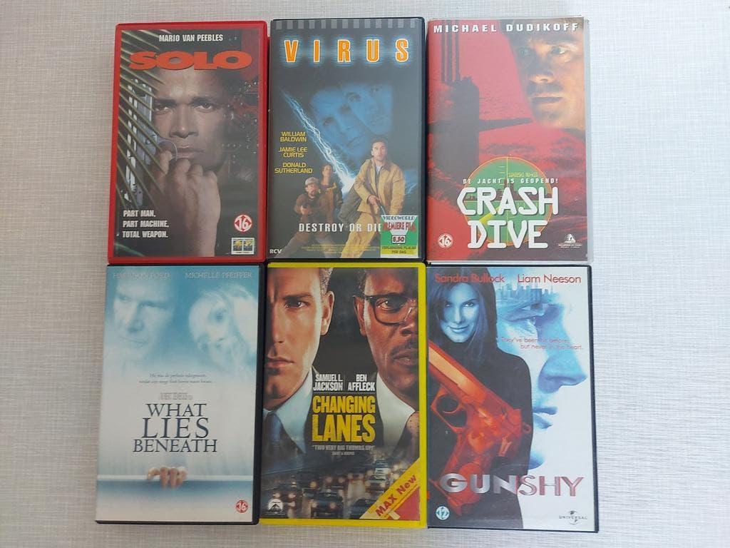 Grote partij 72x VHS ex rental videobanden in 1 koop of los, Alle leeftijden, Ophalen of Verzenden, Gebruikt, Overige genres