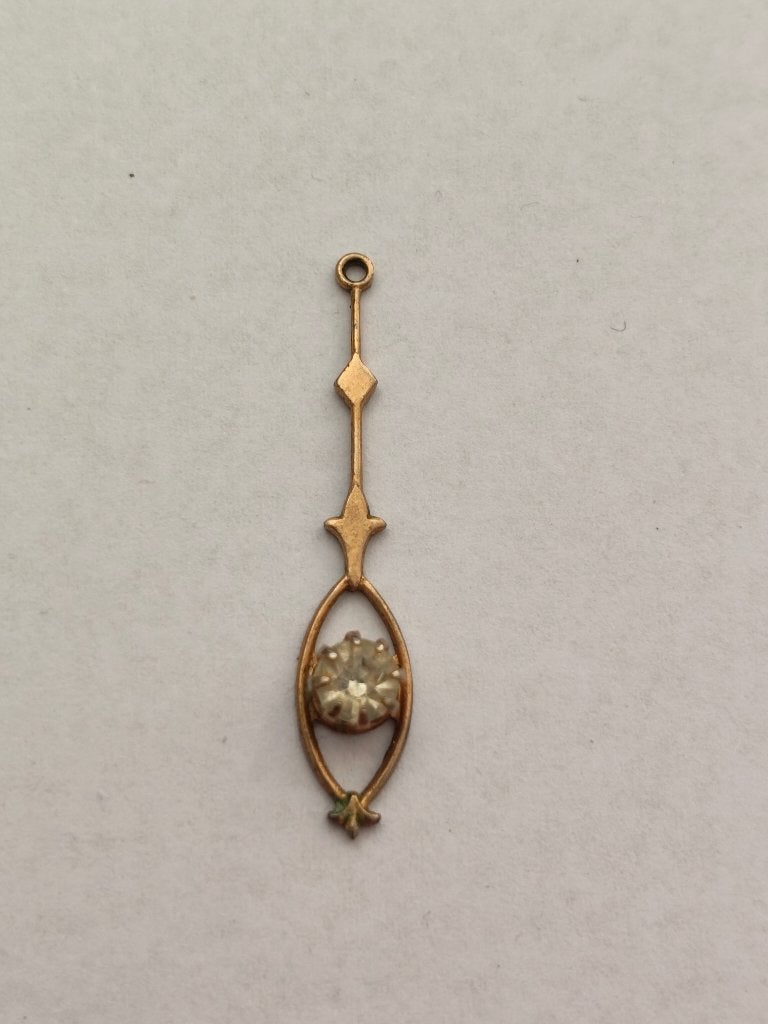 1347 vintage druppel hanger, Verzenden, Nieuw, Zilver, Zilver