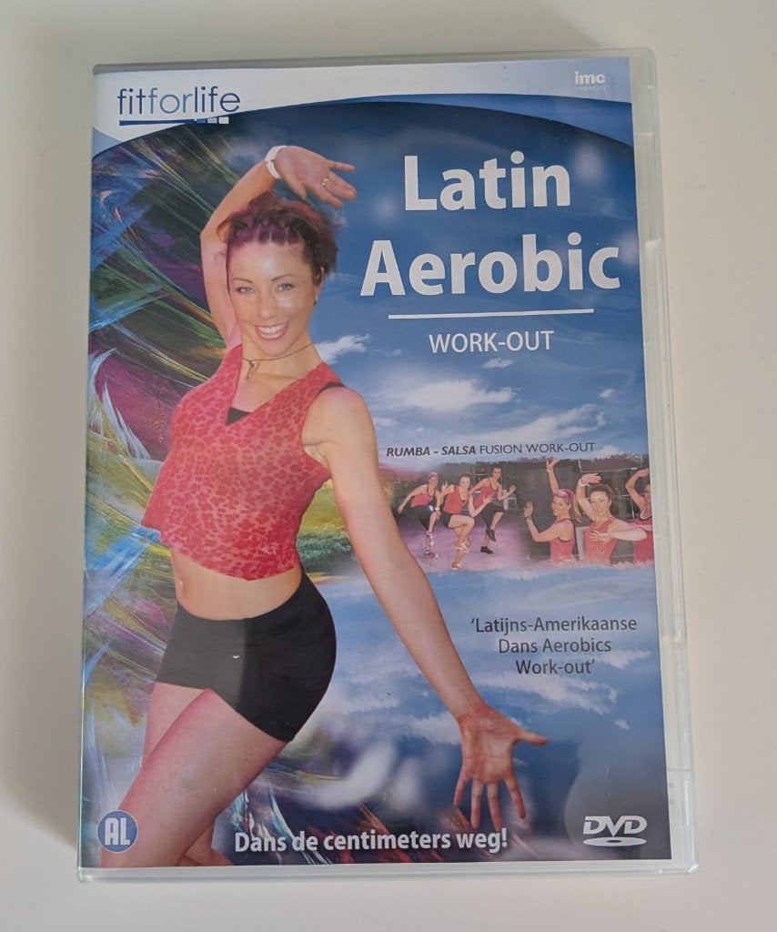 Dvd Latin Aerobic workout, Alle leeftijden, Workout, Zo goed als nieuw, Yoga, fitness of dans