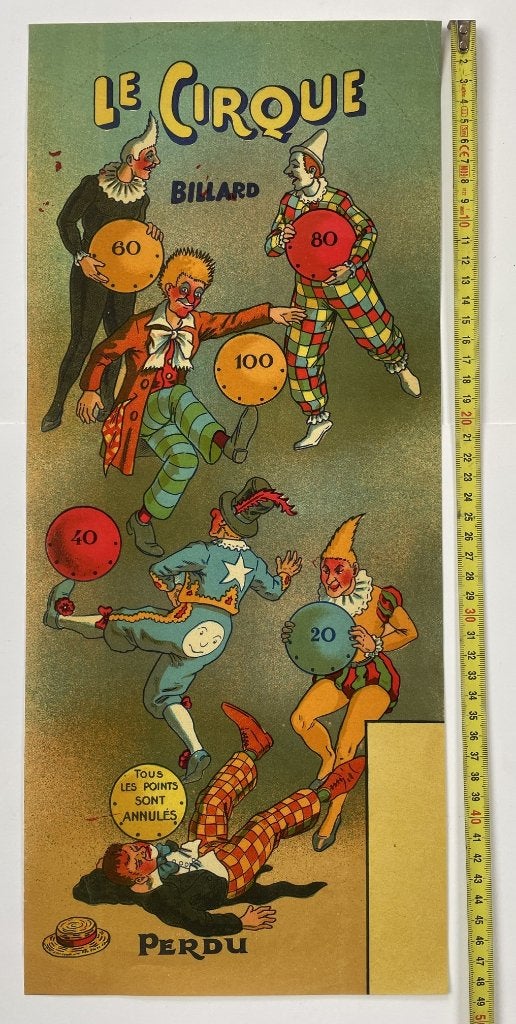 oud boxtop van een pinball bordspel, Ophalen of Verzenden, Zo goed als nieuw