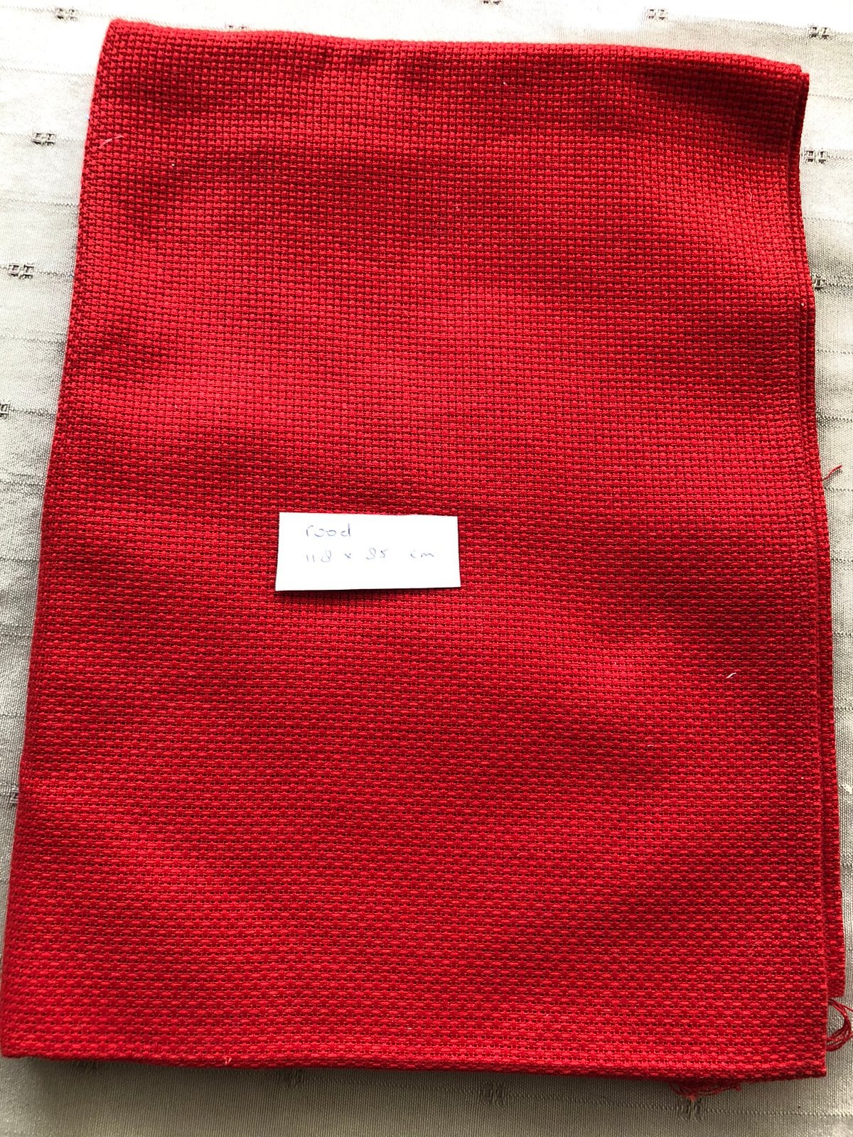 Borduurstof Aïda rood, Ophalen of Verzenden, Nieuw, Rood