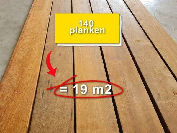 PROMOTIE ITALIAANS TERRAS 19m2 BUNDEL 140 STUKS VLONDERPLANK, ZXK Trading, Doornseveste 9, Nieuwegein, Nieuw, Ophalen of Verzenden