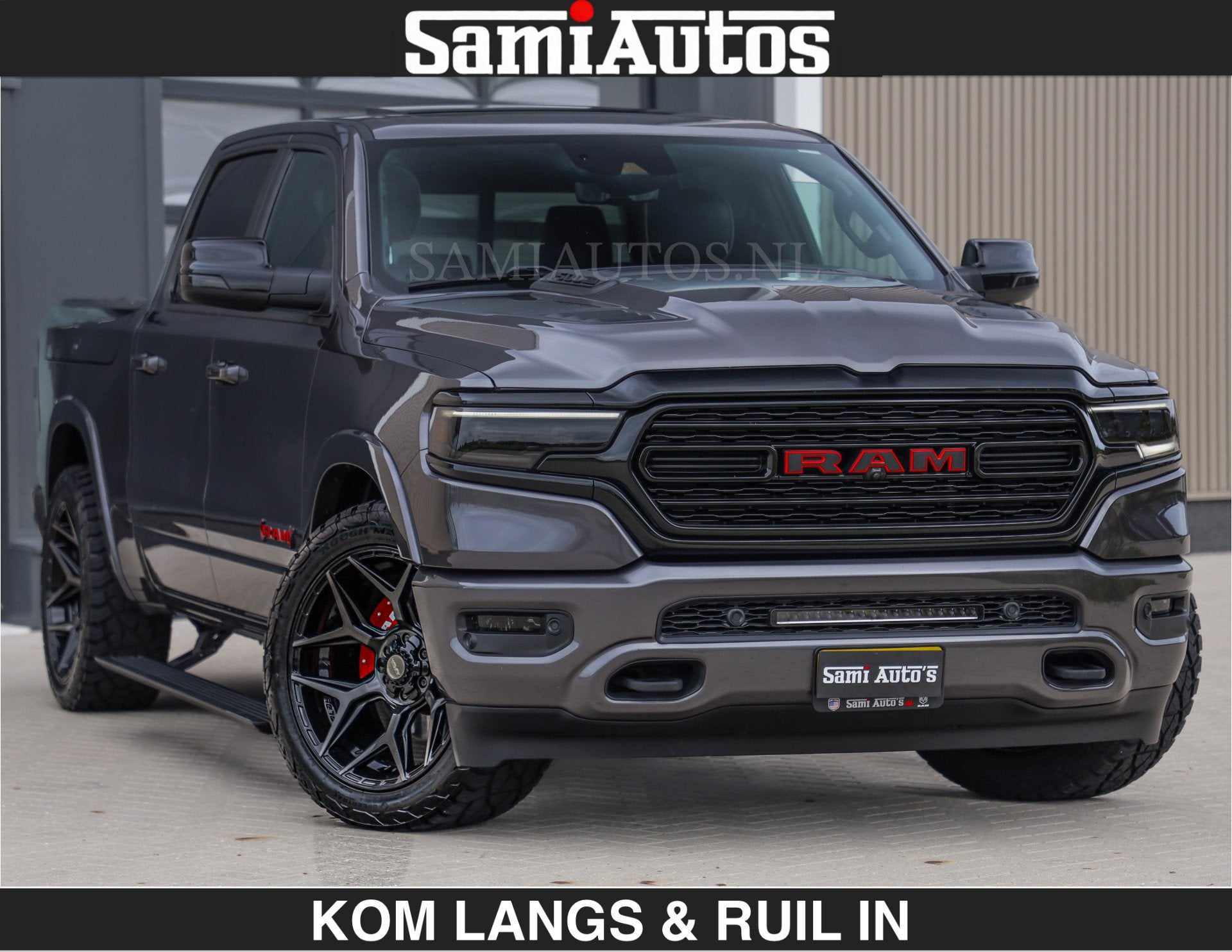 Dodge Ram MARGE + INCL BPM | LIMITED RED LINE 5.7 V8 HEMI |, Auto's, Automaat, Dealer onderhouden, Gebruikt, 5654 cc