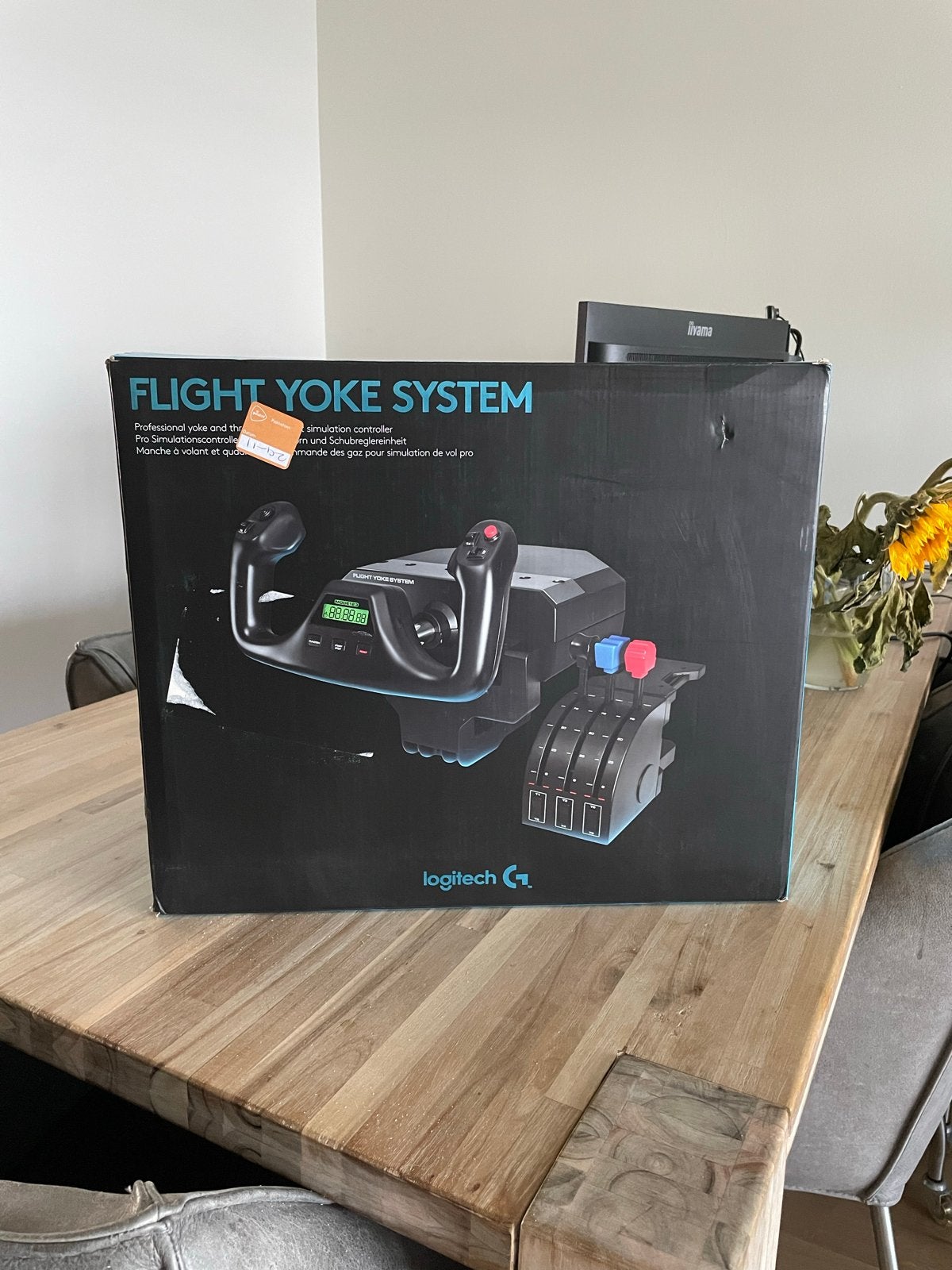 Logitech G Saitek Pro Flight Yoke met Throttle Zwart, Ophalen, Overige merken, Zo goed als nieuw