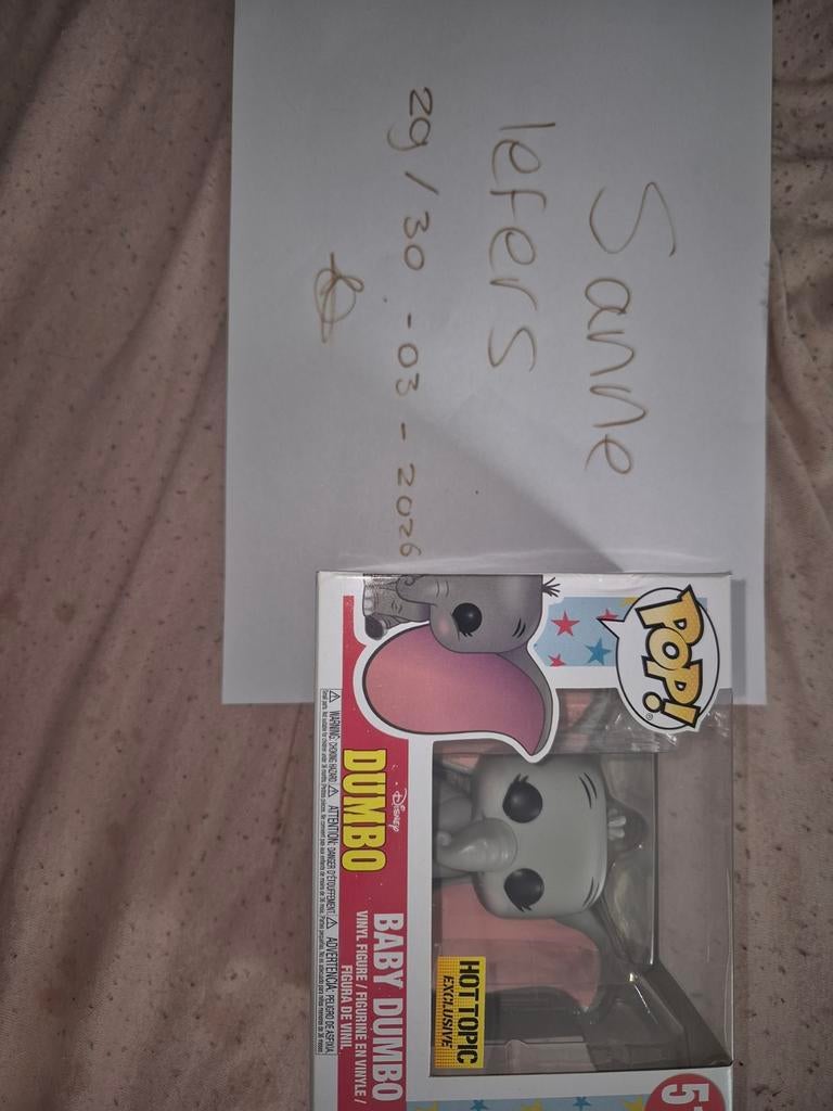 Funko pop - Disney - baby Dumbo, Ophalen of Verzenden