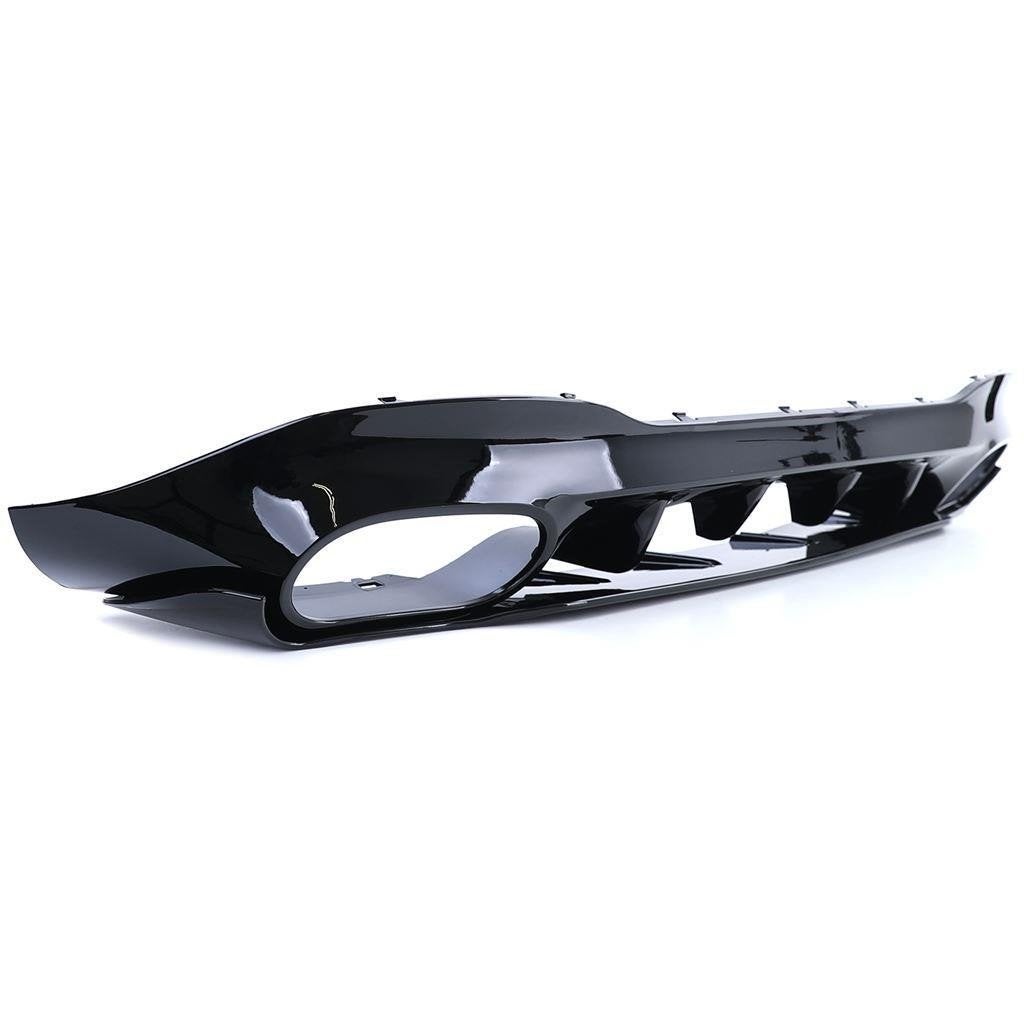 AMG Look Uitlaat Zwart Dubbel Diffuser Voor Mercedes CLA C11, Verzenden, Automotive Parts, A.parts@hotmail.nl, Trasmolenlaan 12 3447 GZ Woerden