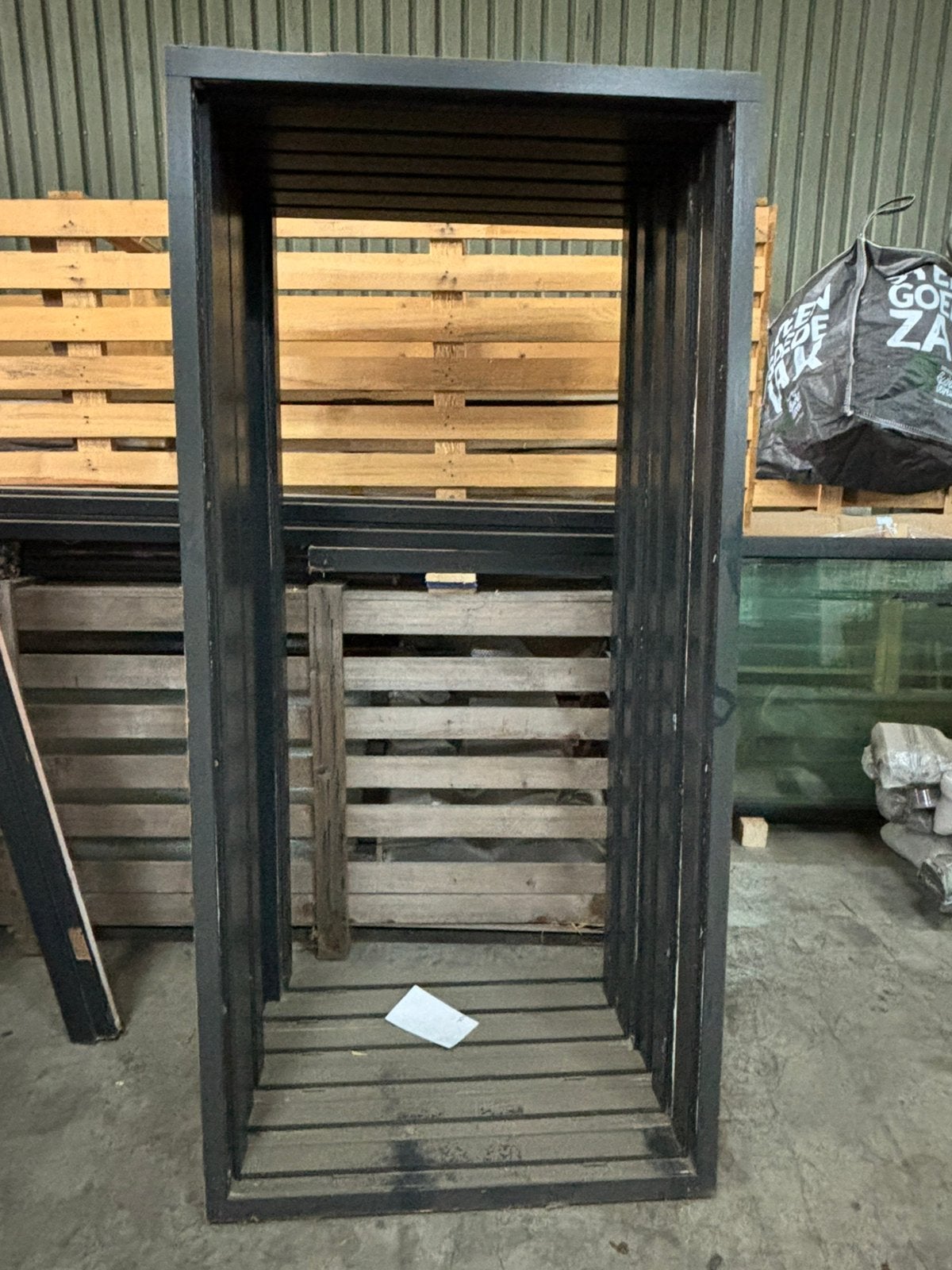 Massieve Houten raam kozijnen, 75 tot 150 cm, Gebruikt, Deurkozijn, Ophalen of Verzenden