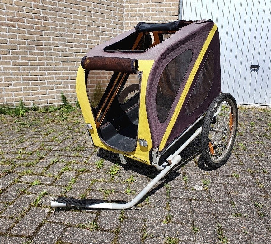 Doggyride hondenfietskar - Gebruikt maar functioneel, Fietsen en Brommers, Ophalen, Gebruikt, Opvouwbaar, Hondenkar