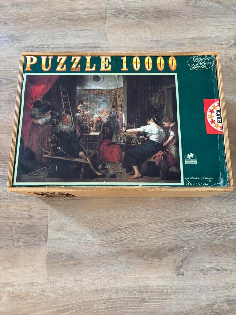 Educa Legpuzzel 10000 stukjes in houten kist, Ophalen of Verzenden, Meer dan 1500 stukjes, Zo goed als nieuw, Legpuzzel