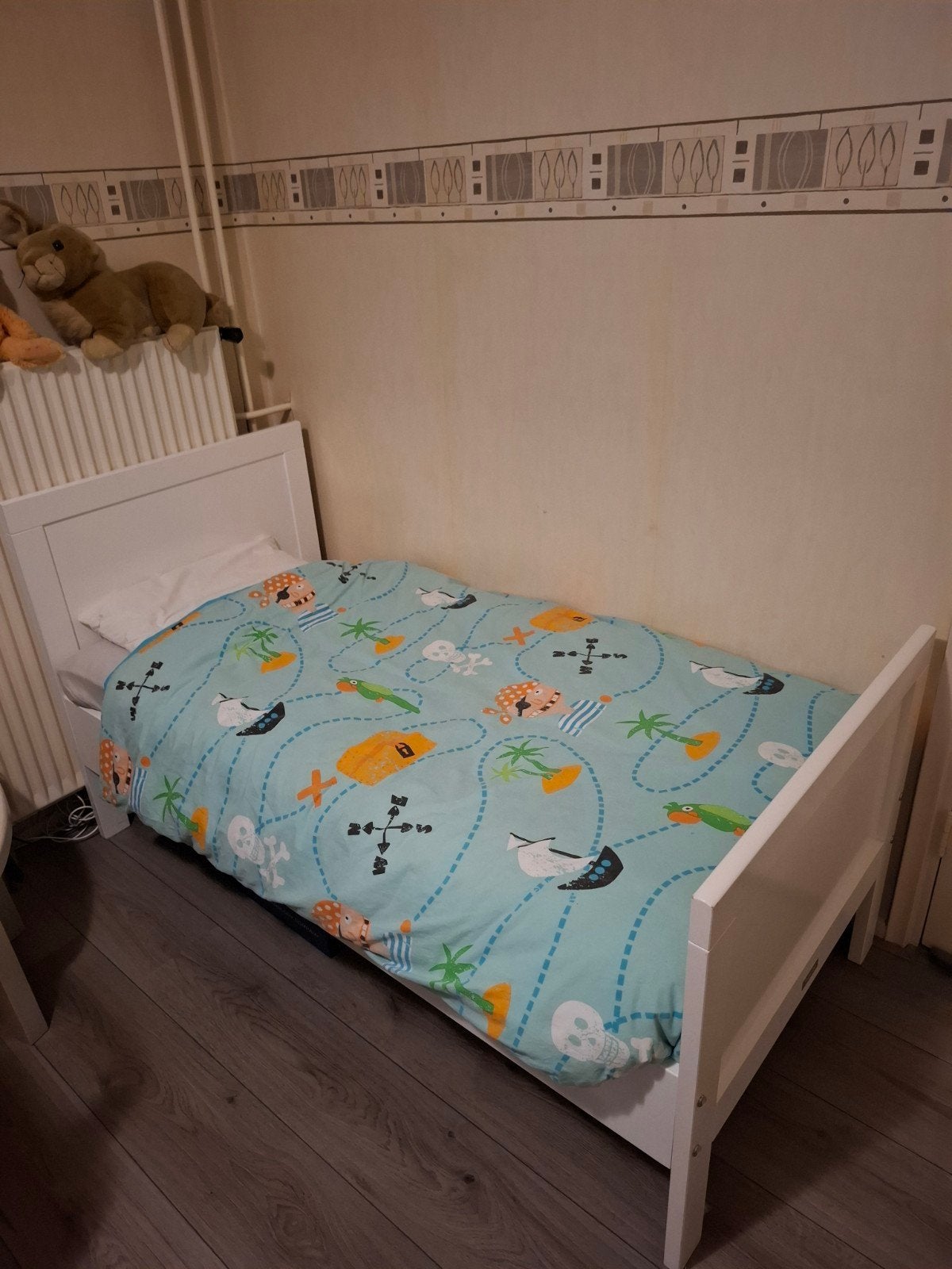 Kleuterbed, Kinderen en Baby's, Ophalen, Zo goed als nieuw, 140 tot 160 cm, 70 tot 85 cm