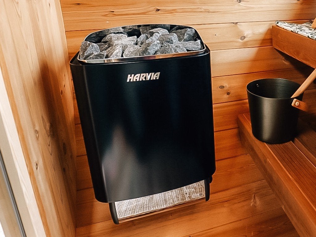 Barrel Sauna 2-3 Persoons | Harvia 6 kW | Helemaal compleet, Ophalen of Verzenden, Nieuw, Fins of Traditioneel, Complete sauna