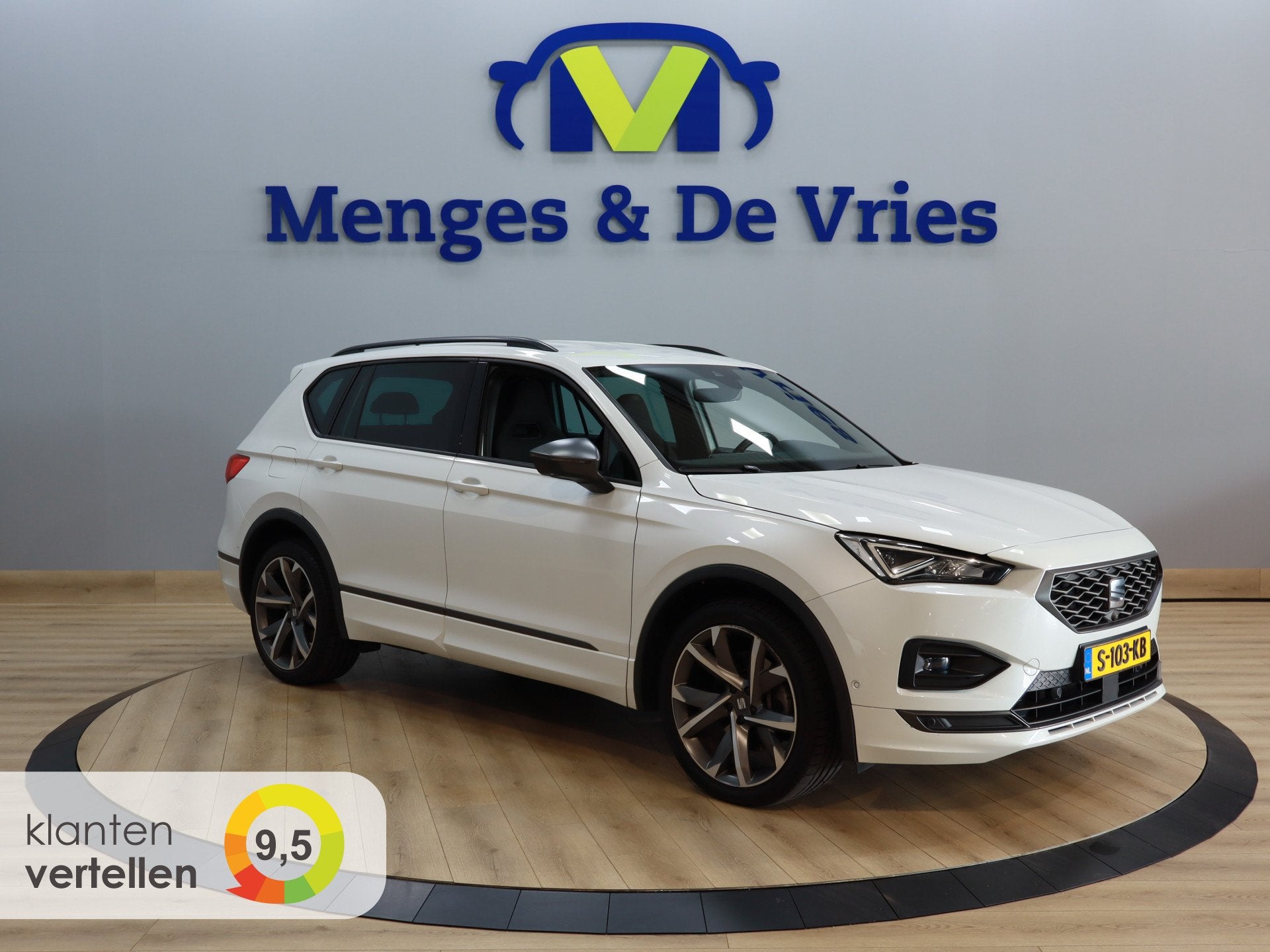 SEAT Tarraco 1.4 TSI e-Hybrid PHEV FR Airco ECC | Trekhaak |, Auto's, 12 maanden, Stof, 4 cilinders, Wit