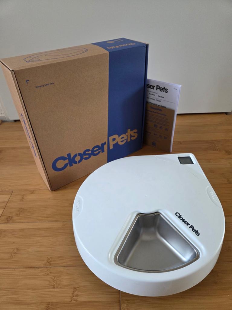 Voerautomaat Closer Pets Cat Mate C500 RVS #2, Ophalen of Verzenden, Automatisch, Gebruikt
