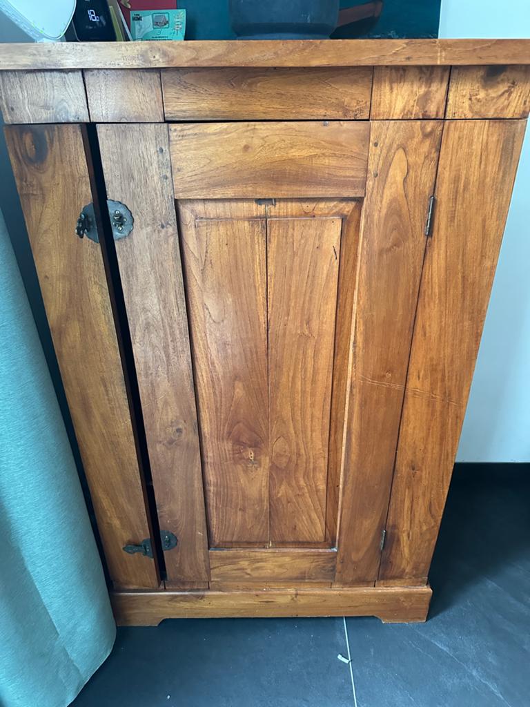 Koloniale kast van massief hout, Antiek en Kunst, Ophalen