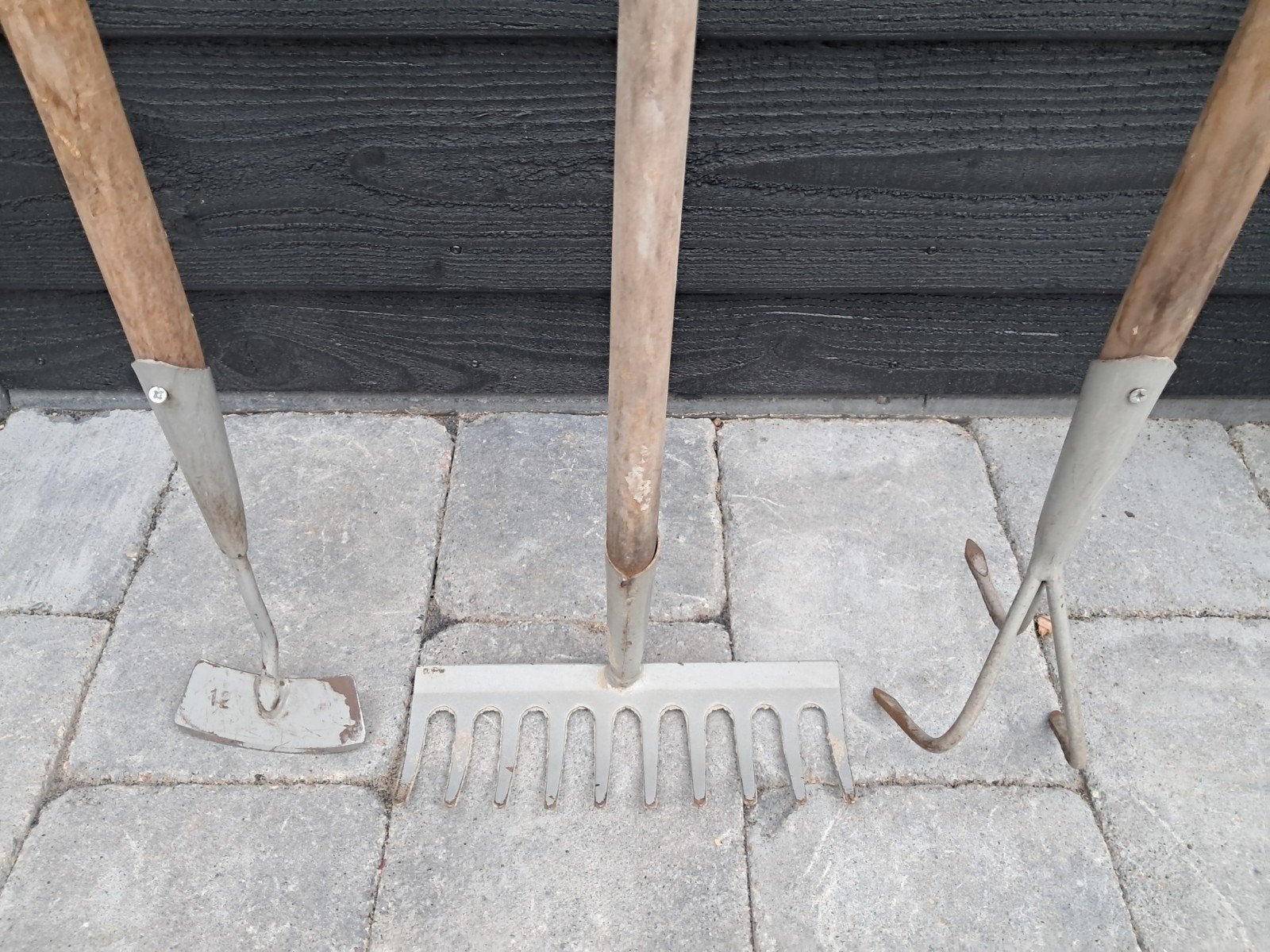 gamma set tuingereedschap, Ophalen, Hark