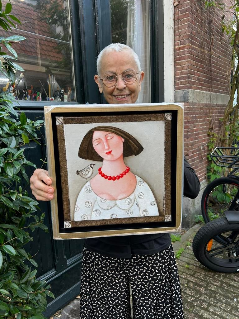 Ada Breedveld schilderij, Ophalen of Verzenden