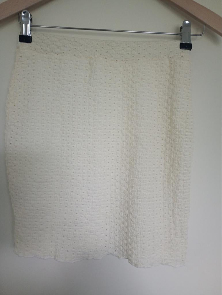 Shein rok maat S, Kleding | Dames, Rokken, Wit, Ophalen of Verzenden, Zo goed als nieuw, Maat 36 (S)
