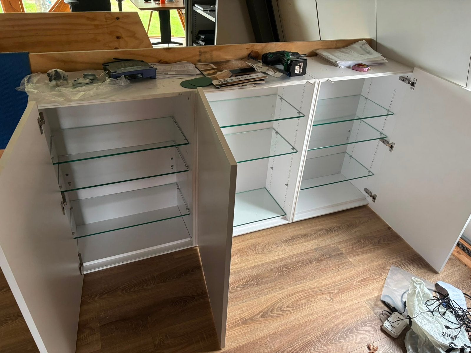 Drie keuken hangkasten. Als nieuw. Siematic, Ophalen, Meerdere deuren, 50 tot 100 cm, Zo goed als nieuw