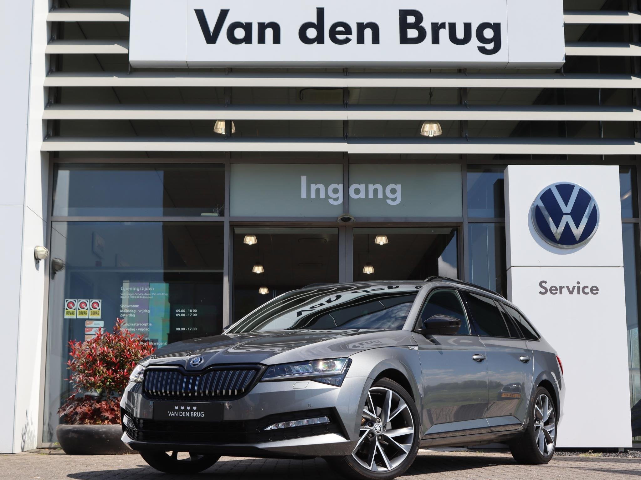 Skoda Superb Combi 1.4 TSI 218 pk iV DSG Sportline Business, Auto's, Skoda, Gebruikt, 4 cilinders, Alcantara, Startonderbreker