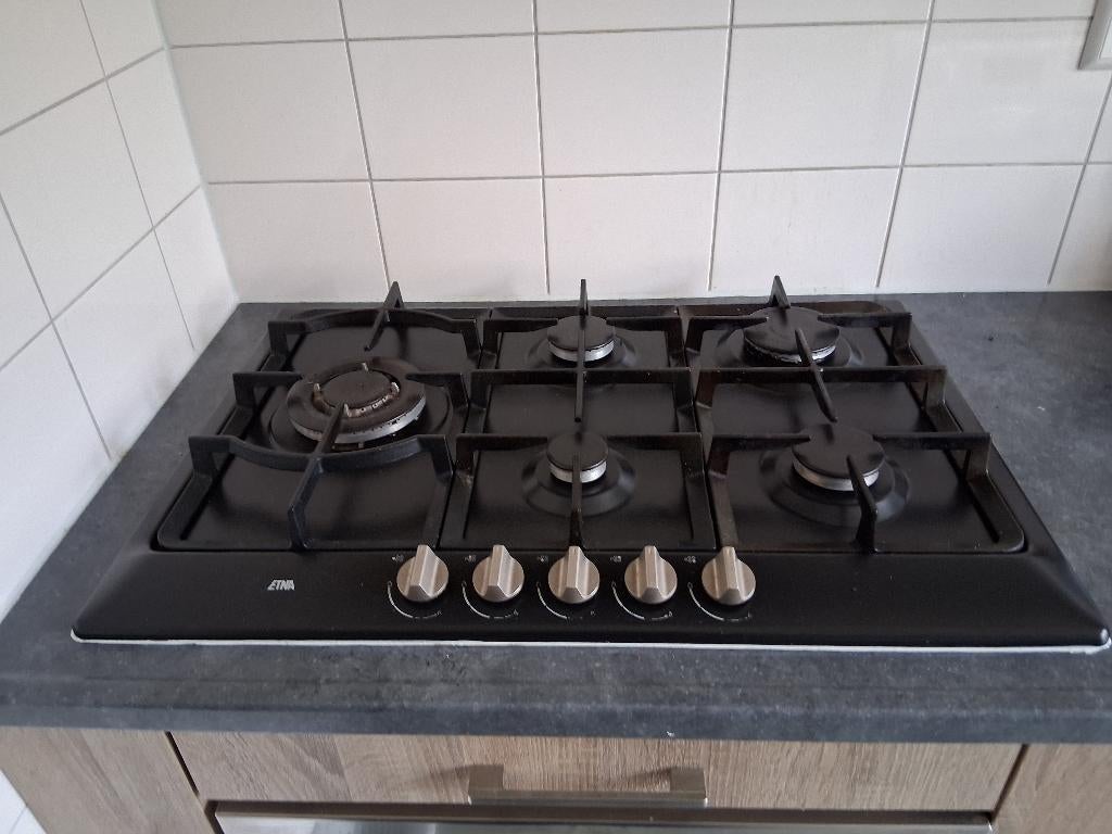 Etna Gaskookplaat, Ophalen, Gebruikt, 4 kookzones, Inbouw