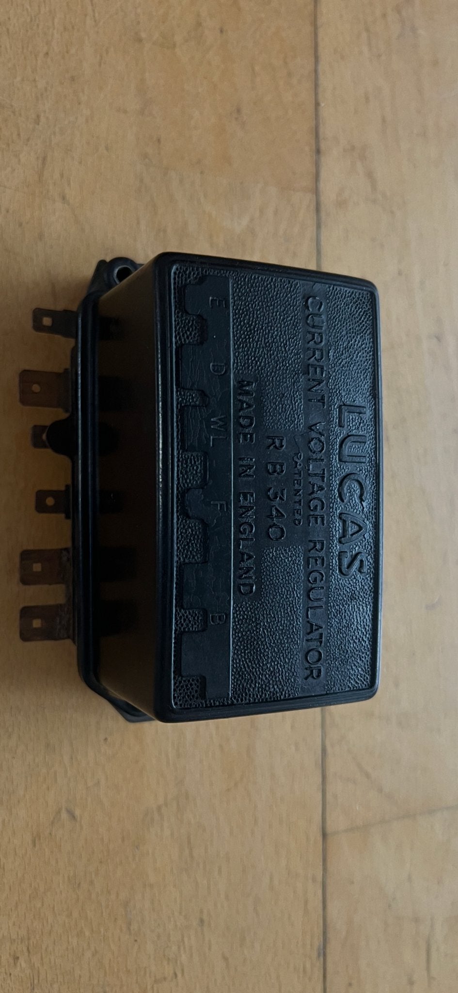 Lucas RB340 Stroomspanningsregelaar - Oldtimer, Auto-onderdelen, Ophalen of Verzenden, Gebruikt, Oldtimer onderdelen