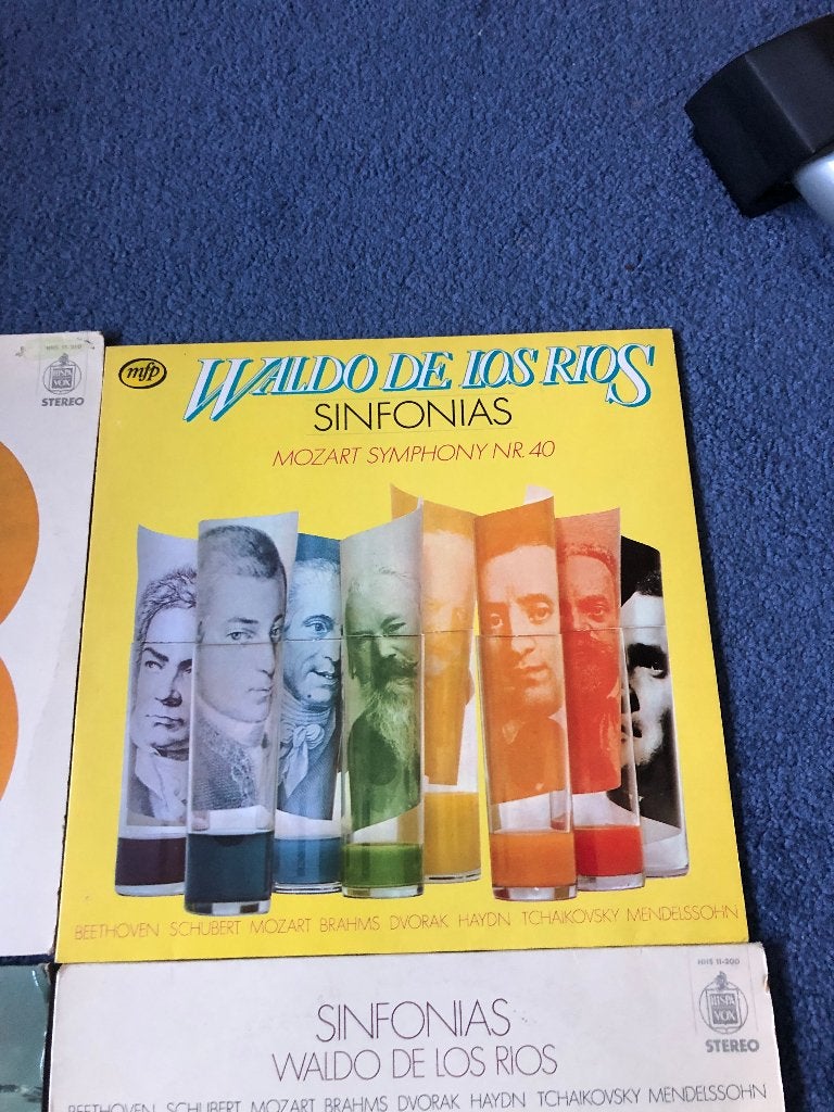 LP Sinfonias Waldo de Los Rios orkest, LP, Gebruikt, Modernisme tot heden, Ophalen of Verzenden