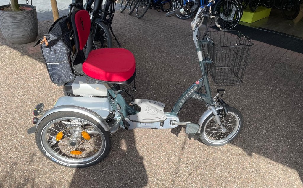 Elektrische driewieler/scootmobiel, Zo goed als nieuw, 47 tot 51 cm, 30 tot 50 km per accu, Ophalen