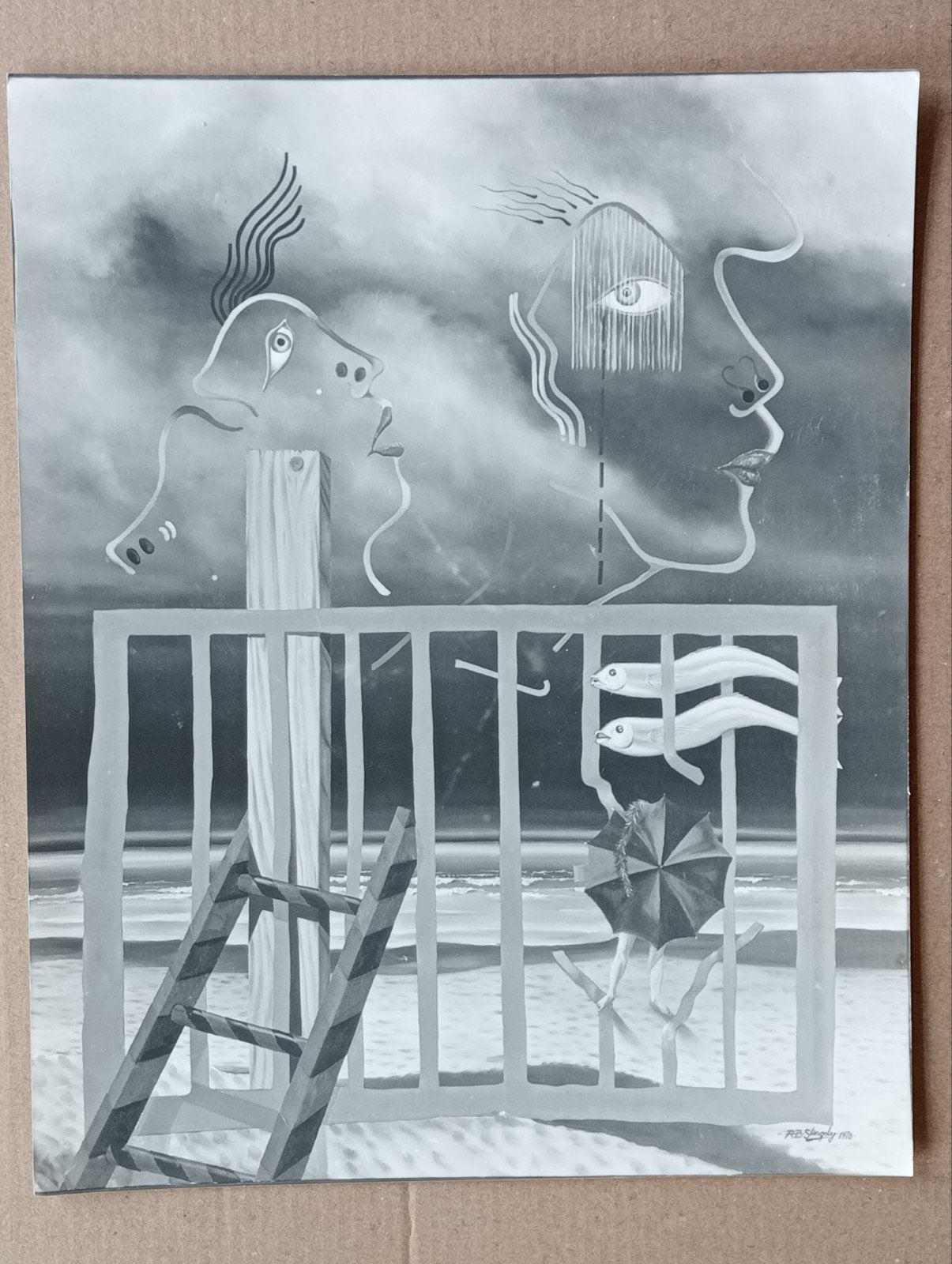 Robert Slingsby persfoto 1977, Antiek en Kunst, Kunst | Tekeningen en Foto's, Ophalen of Verzenden