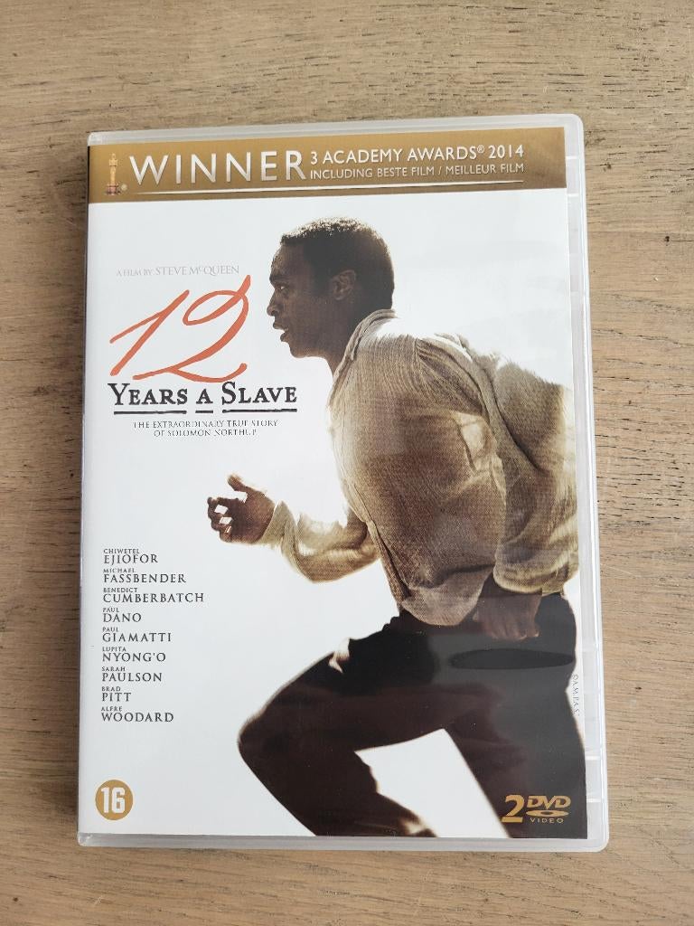 DVD 12 years a slave, Vanaf 12 jaar, Ophalen of Verzenden, Zo goed als nieuw