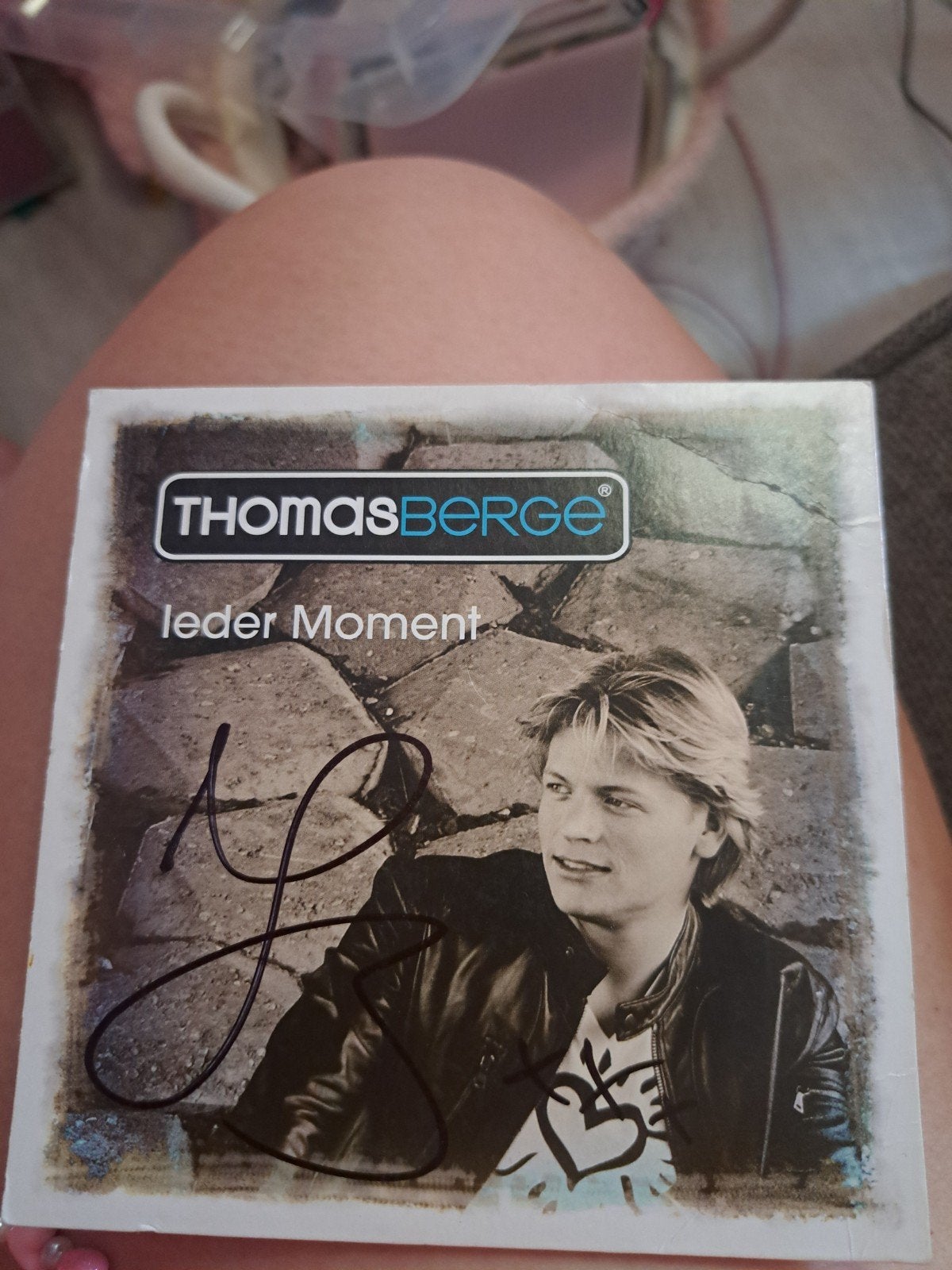 Thomas Berge - Ieder Moment (Gesigneerd), Cd's en Dvd's, Cd's | Nederlandstalig, Zo goed als nieuw, Pop, Ophalen of Verzenden
