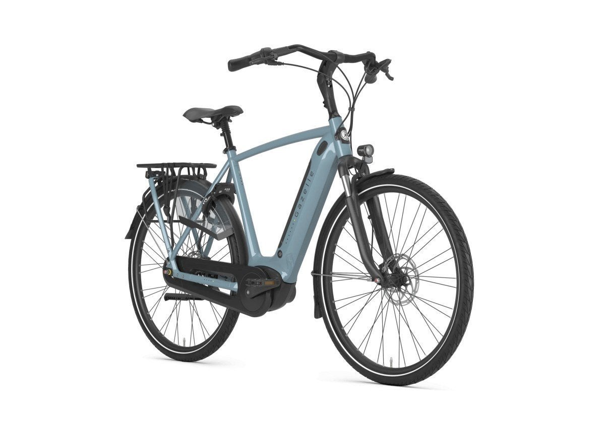 GAZELLE Grenoble C7+ HMB Heren Thunder Grey Glans 57cm, Ophalen, -, -, Nieuw