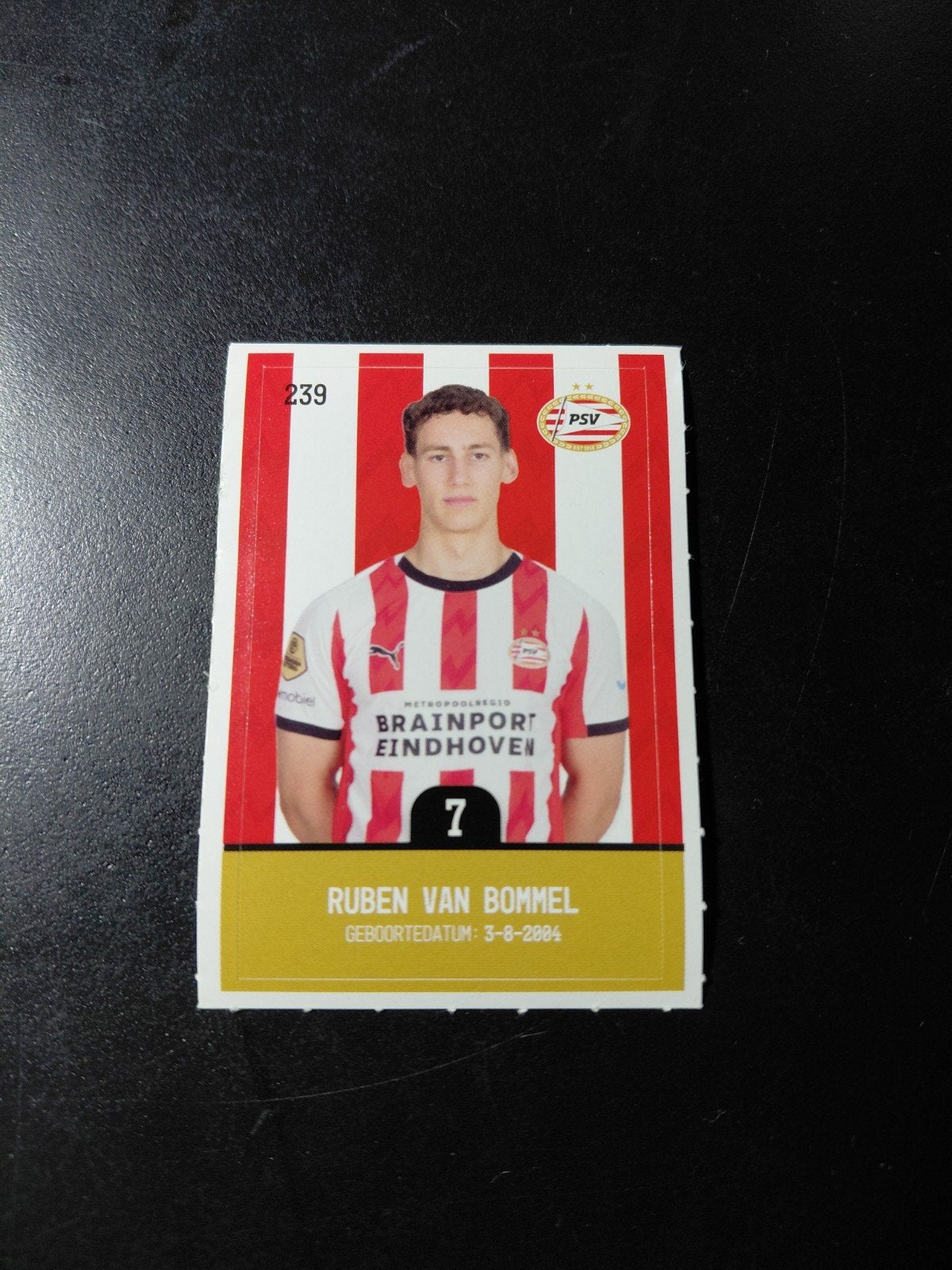 ruben van bommel (psv) sticker, Ophalen of Verzenden, Nieuw, PSV, Poster, Plaatje of Sticker