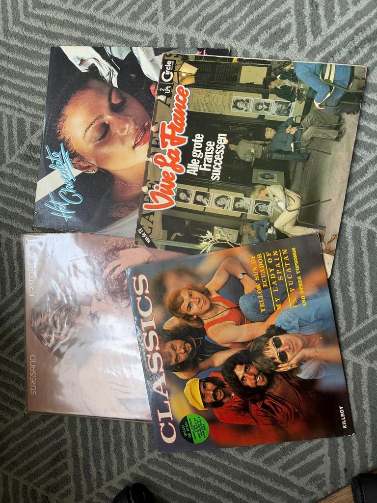 Diverse LP's: Hot Chocolate, Vive la France, Streisand, Clas, Ophalen of Verzenden, Zo goed als nieuw