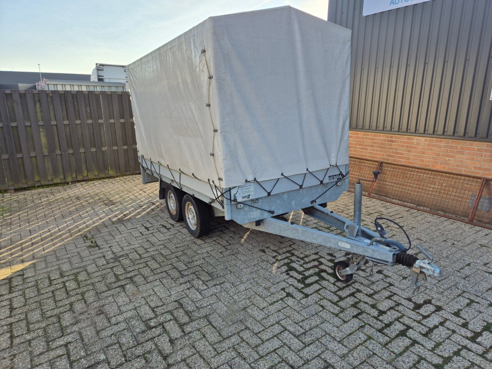 Henra Plateau Huifaanhanger - 2000kg, Auto diversen, Ophalen, Gebruikt
