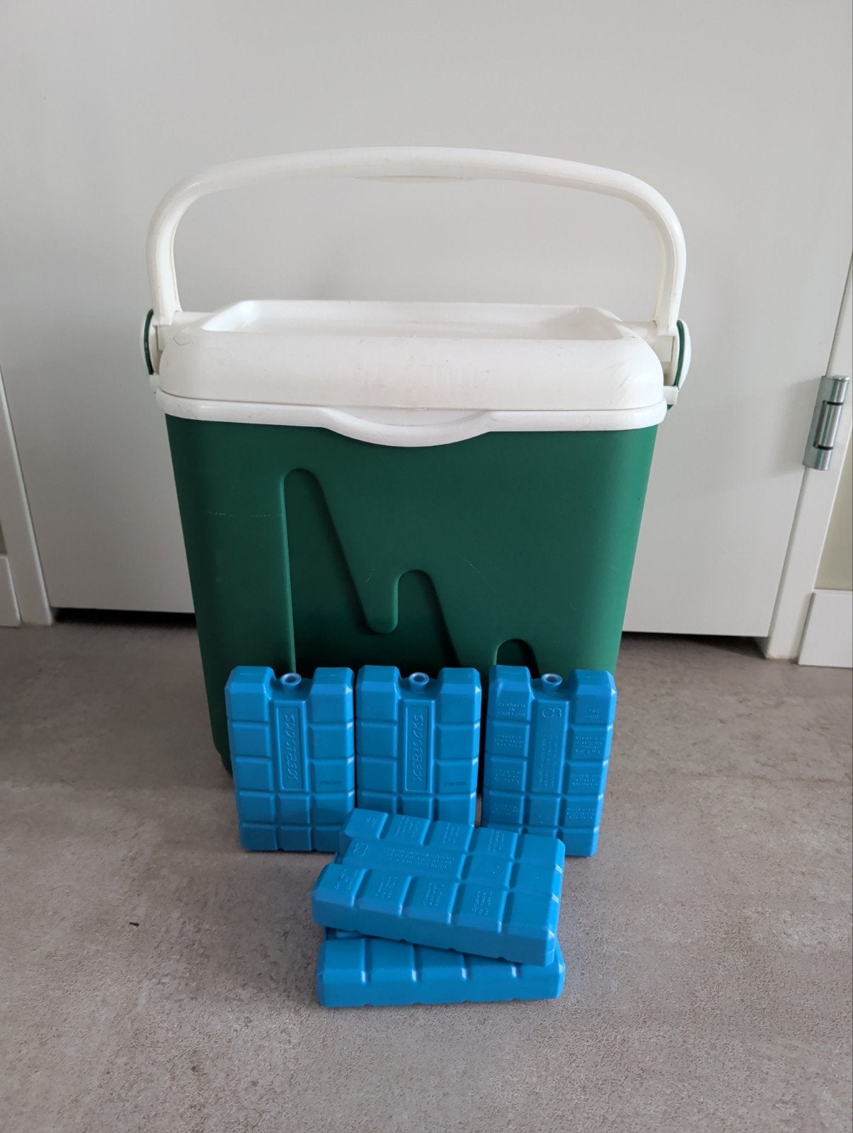 Curver 20L koelbox met GRATIS koelelementen (5x), Ophalen, Gebruikt, Koelbox, Koelelement