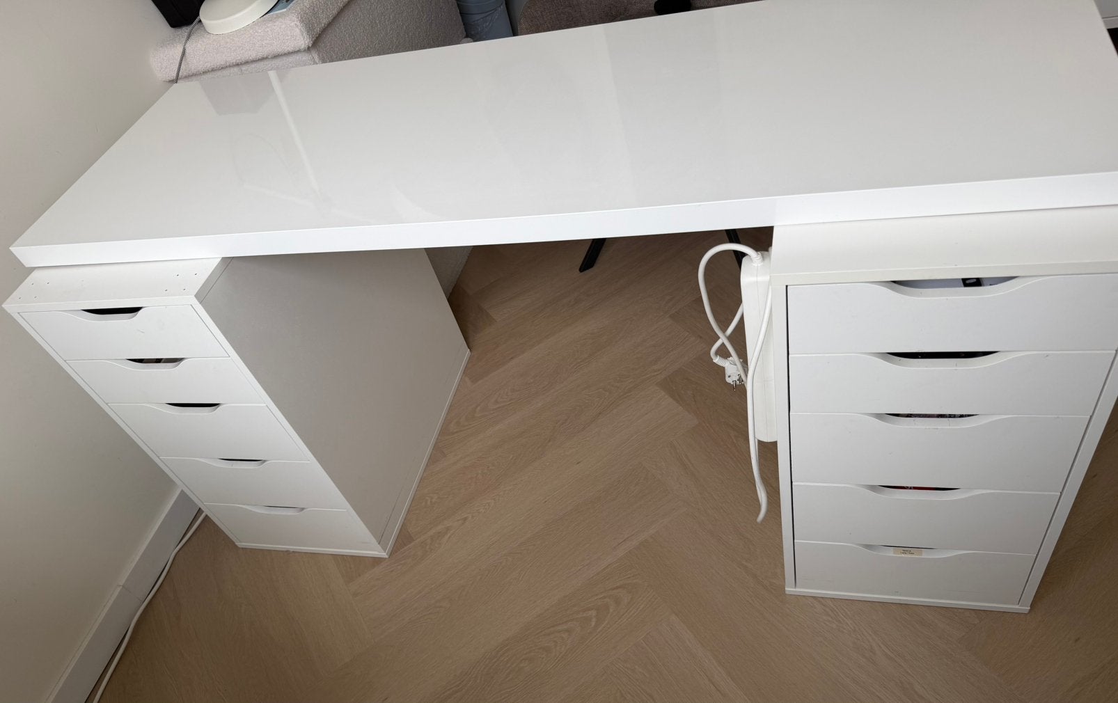 Tafelblad / keukenblad Ikea Saljan / Säljan (alleen ‘t blad), Huis en Inrichting, Bureaus, Ophalen, Overige typen, Gebruikt, 150 cm