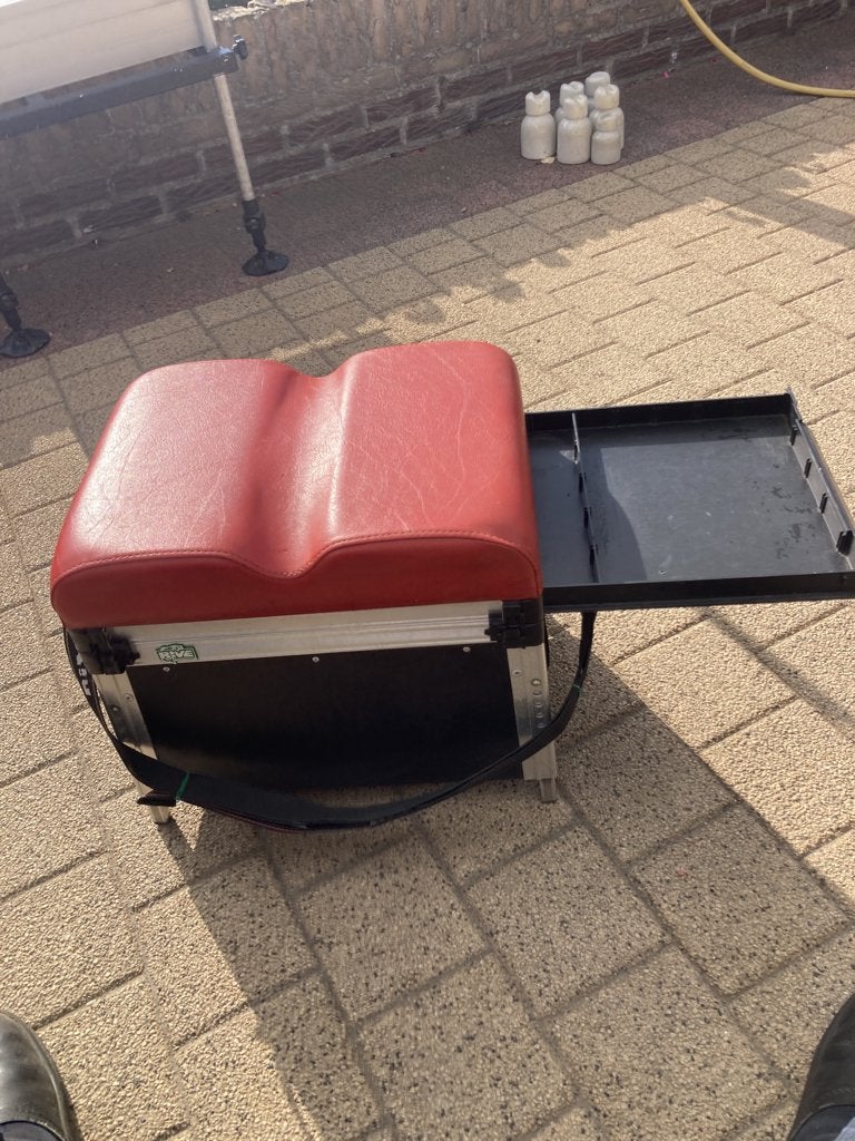 Te Koop kleine RIVE Kistje met schuiflade in prima staat, Ophalen, Gebruikt, Overige typen