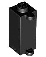 Lego Black Brick, Modified 1 x 1 x 2 with Shutter Holder, Gebruikt, Overige thema's, Lego, Overige typen