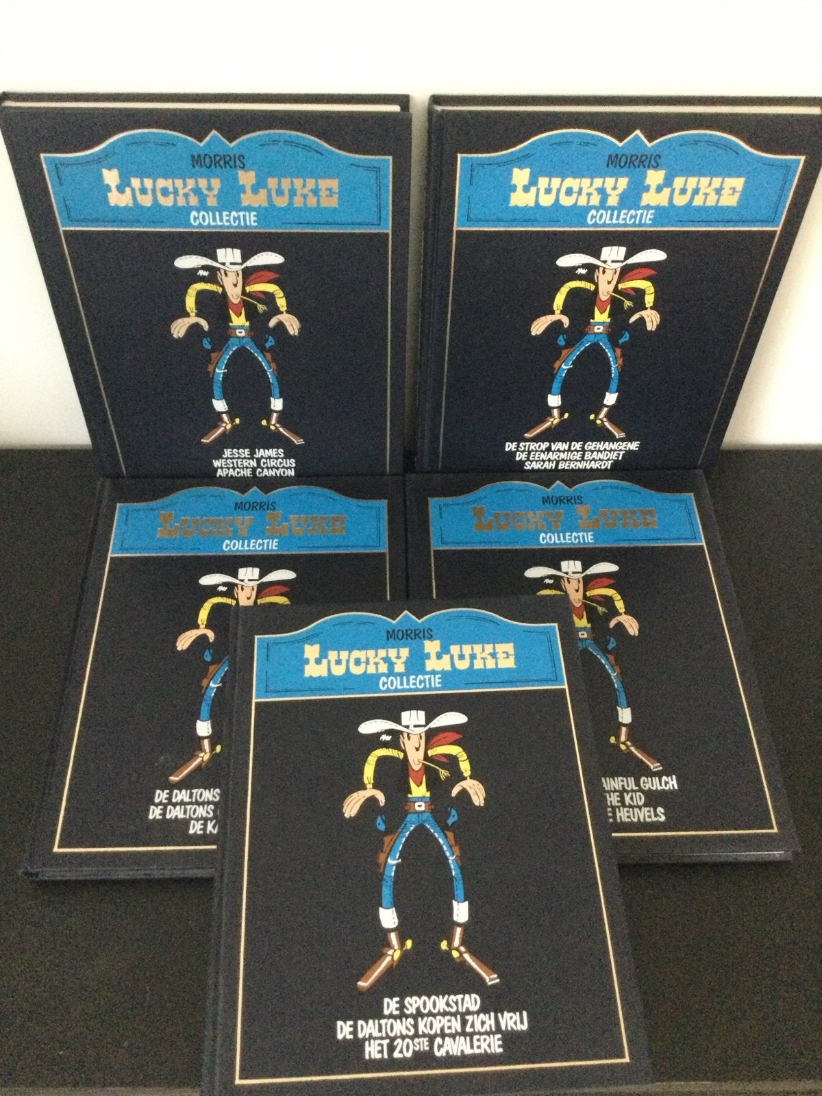 Lucky Luke Collectie - 5 Hardcover Stripboeken, Meerdere stripboeken, Ophalen, Zo goed als nieuw
