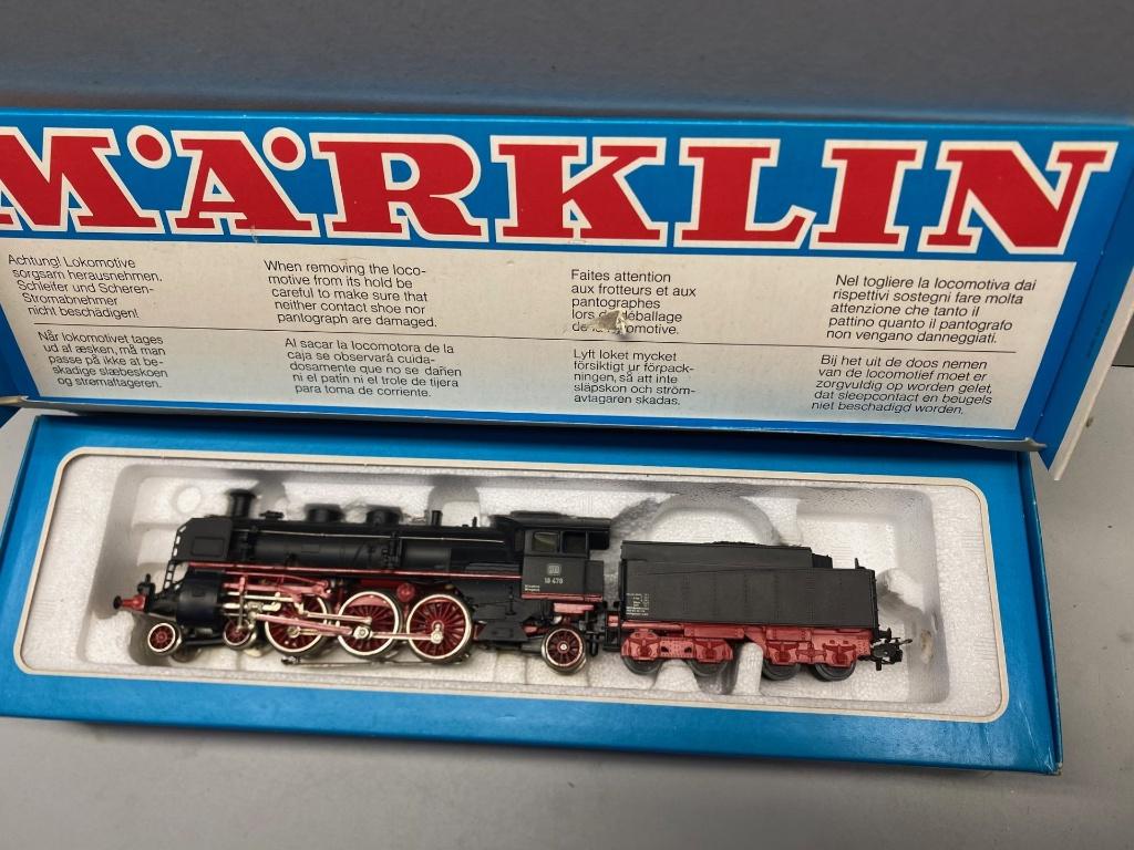 Marklin stoomloc met tender 3093, Wisselstroom, Gebruikt, Locomotief, Ophalen of Verzenden
