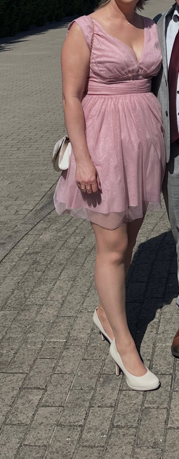 Salsa Roze Cocktailjurk Maat 42, Maat 42/44 (L), Ophalen of Verzenden, Zo goed als nieuw, Roze